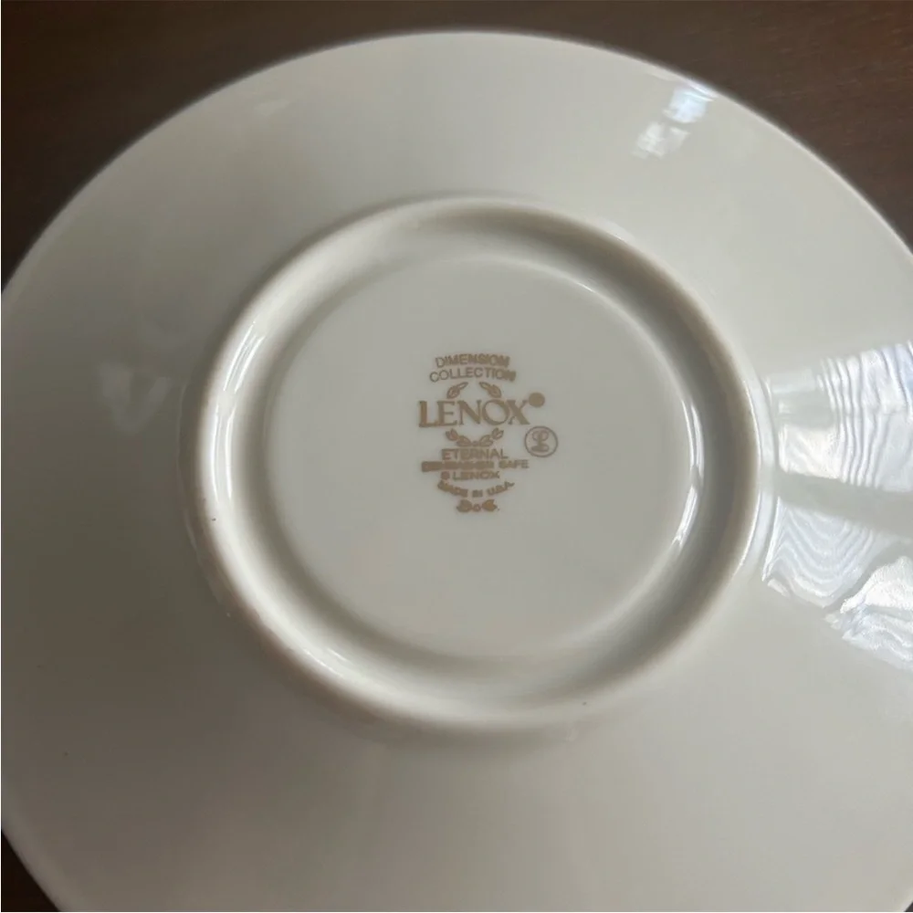 Lenox China Eternal Collection Teacup and Saucer (1 set)